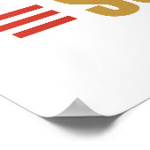 Humurer Sub Sandwich Hoagie Lover Poster (Ecke)