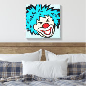 Humus clown Grafik-Leinwand-Wrapper Leinwanddruck (Insitu (Schlafzimmer))