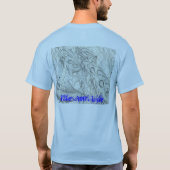 humvAwA Blau "das Anti-Leben" Shirt (Rückseite)