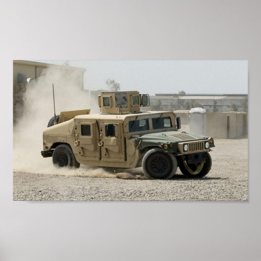 Humvee im Irak Poster (Vorne)