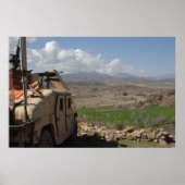Humvee in Afghanistan Poster (Vorne)