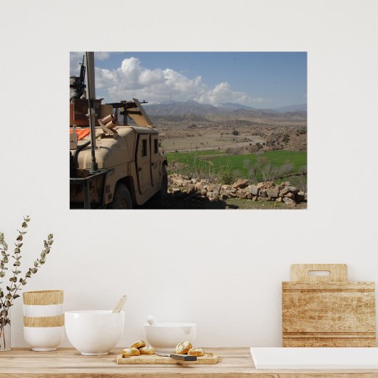 Humvee in Afghanistan Poster (Küche)