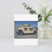 HUMVEE VEREINIGTE STAATEN MILITÄRIN POSTKARTE (Stehend Vorderseite)