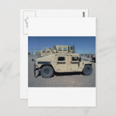 HUMVEE VEREINIGTE STAATEN MILITÄRIN POSTKARTE (Vorne/Hinten)