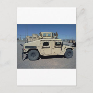 HUMVEE VEREINIGTE STAATEN MILITÄRIN POSTKARTE