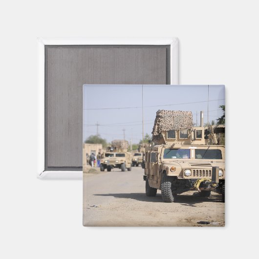 Humvees Verhaltenssicherheit während einer Patroui Magnet (Vorderseite/Rückseite)