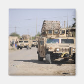 Humvees Verhaltenssicherheit während einer Patroui Magnet (Vorne)