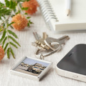 Humvees Verhaltenssicherheit während einer Patroui Schlüsselanhänger (Seite)