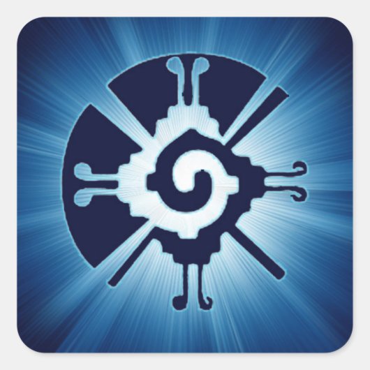 Hunab Ku Galactic Centre Quadratischer Aufkleber (Vorderseite)