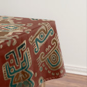 Hunab Ku Gold rot und aquamarin Tischdecke (Beispiel)