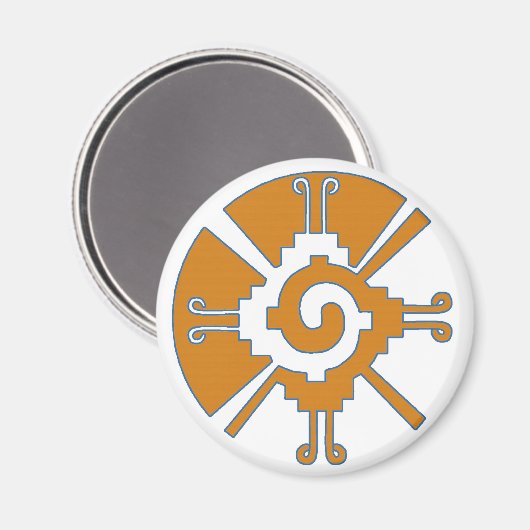 HUNAB KU MAGNET (Vorderseite/Rückseite)