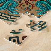 Hunab Ku mit doppelter vorangegangener Schlange - Puzzle (Seite)