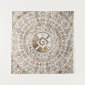 Hunab Ku Pastellgold #2 Wandteppich (Vorderseite (Horizontal))