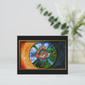 Hunab Ku Postkarte (Stehend Vorderseite)