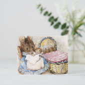 Hunca Munca Ihre Babys zwei Bad Mice Beatrix Potte Postkarte (Stehend Vorderseite)