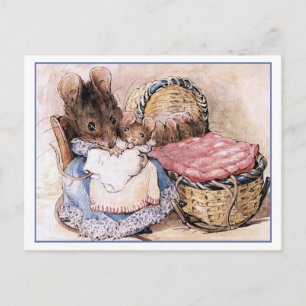 Hunca Munca und ihre Babys von Beatrix Potter Postkarte