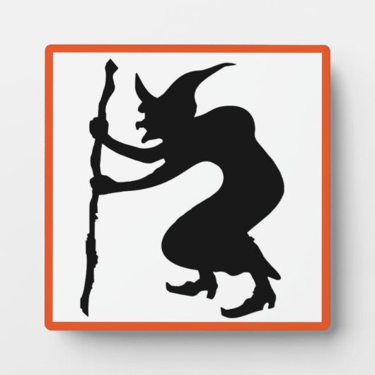HUNCHBACK HALLOWEEN WITCH FOTOPLATTE (Vorderseite)