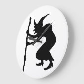 HUNCHBACK HALLOWEEN WITCH GROßE WANDUHR (Winkel)
