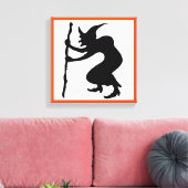 HUNCHBACK HALLOWEEN WITCH LEINWANDDRUCK (Insitu (Wohnzimmer))