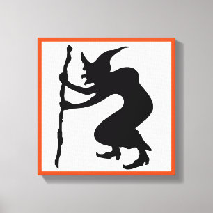 HUNCHBACK HALLOWEEN WITCH LEINWANDDRUCK