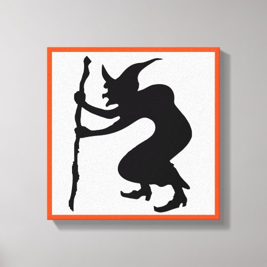HUNCHBACK HALLOWEEN WITCH LEINWANDDRUCK (Vorderseite)