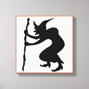 HUNCHBACK HALLOWEEN WITCH LEINWANDDRUCK
