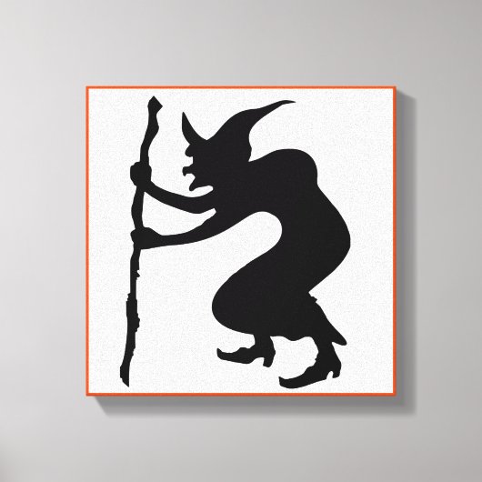 HUNCHBACK HALLOWEEN WITCH LEINWANDDRUCK (Vorderseite)