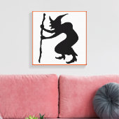 HUNCHBACK HALLOWEEN WITCH LEINWANDDRUCK (Insitu (Wohnzimmer))