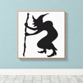 HUNCHBACK HALLOWEEN WITCH LEINWANDDRUCK (Insitu (Holzboden))