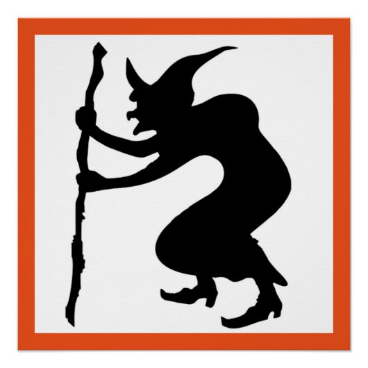 HUNCHBACK HALLOWEEN WITCH POSTER (Vorderseite)
