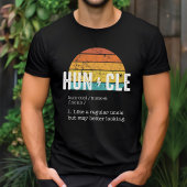Huncle Definition lustige Onkel Geschenk Retro Son T-Shirt