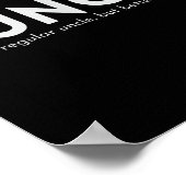 Huncle Funny Oncle Gift Spaß Handsome Hunk Vater J Poster (Ecke)