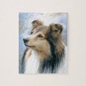 Hund122 Sheltie Collie Puzzle (Vertikal)