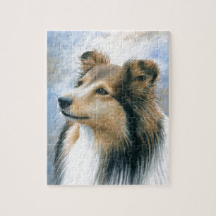 Hund122 Sheltie Collie Puzzle