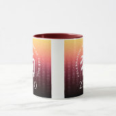 Hund 狗 Red Gold Chinesisch Zodiac Lunar Symbol Tasse (Zentrum)
