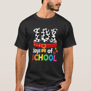Hund 101 Tage Schule 100. Tag Lehrer Student T-Shirt