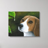 Hund 116 Beagle Starke Leinwand (Vorderseite)