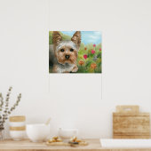 Hund 117 Yorkshire Poster (Küche)