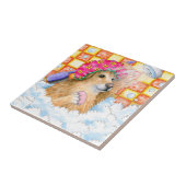 Hund 129 Golden Retriever Fliese (Seite)