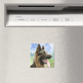 Hund 146 Deutscher Schäferhund Magnet (In Situ (Geschirrspüler))