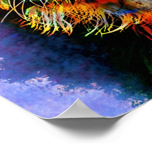 Hund 157 Berner Berg Poster (Ecke)