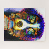 Hund 157 Multicolor Berner Berg Puzzle (Horizontal)