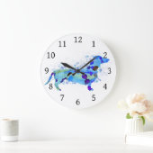 Hund 160 Teckel-Dackel Große Wanduhr (Zuhause)