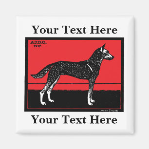 Hund (1917) Julie de Graag Magnet