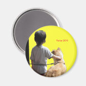 Hund 2010 magnet (Vorderseite/Rückseite)