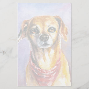 Hund 2 briefpapier