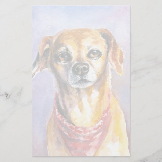 Hund 2 briefpapier (Vorderseite)