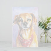 Hund 2 briefpapier (Stehend Vorderseite)