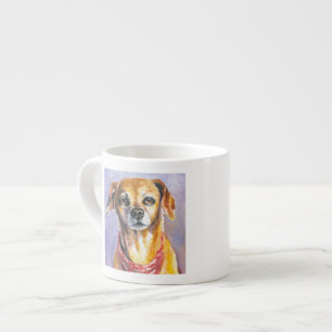 Hund 2 espressotasse