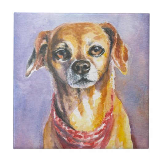 Hund 2 fliese (Vorderseite)